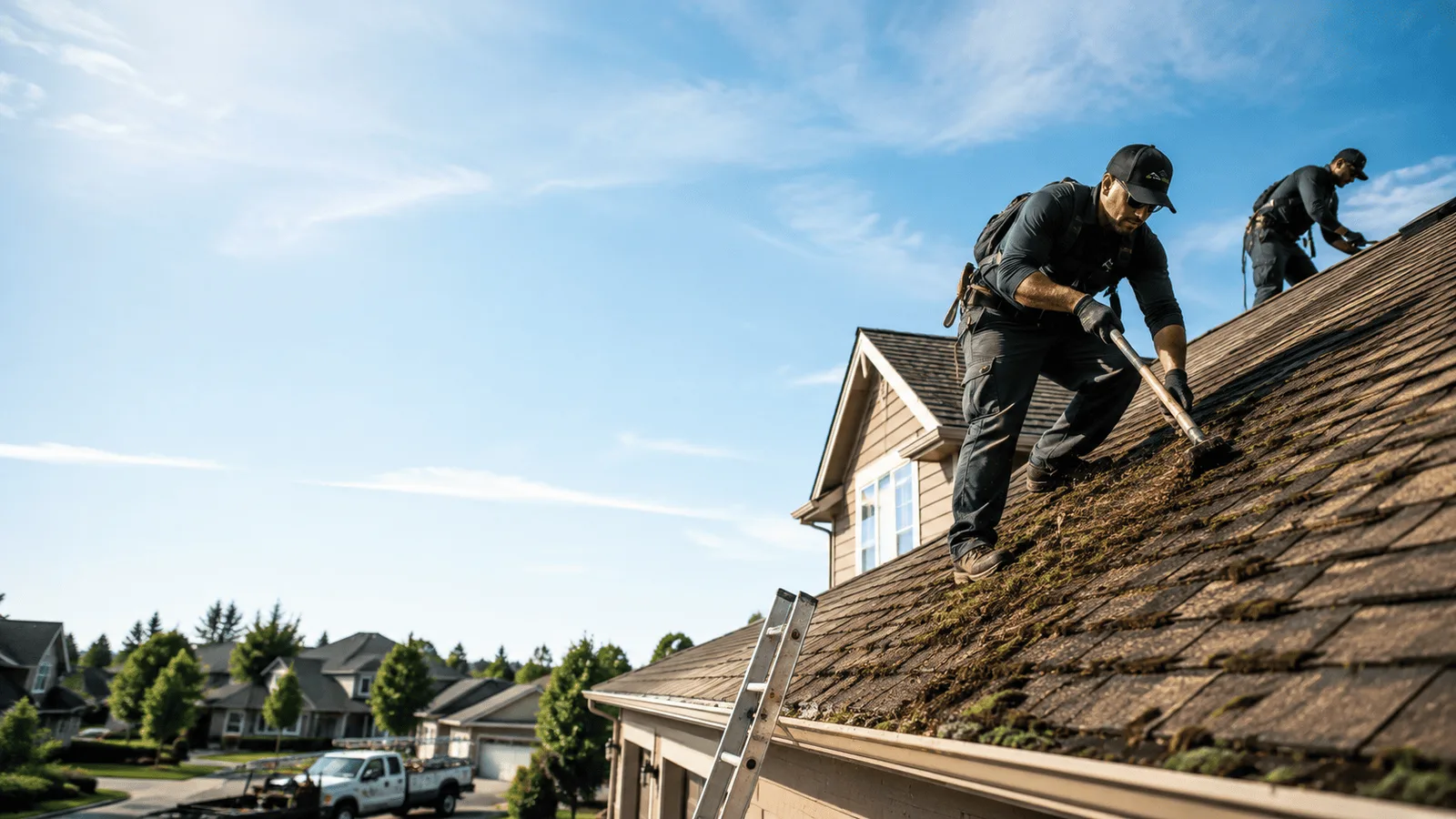 Roof Moss Removal in Marshfield, MO near me